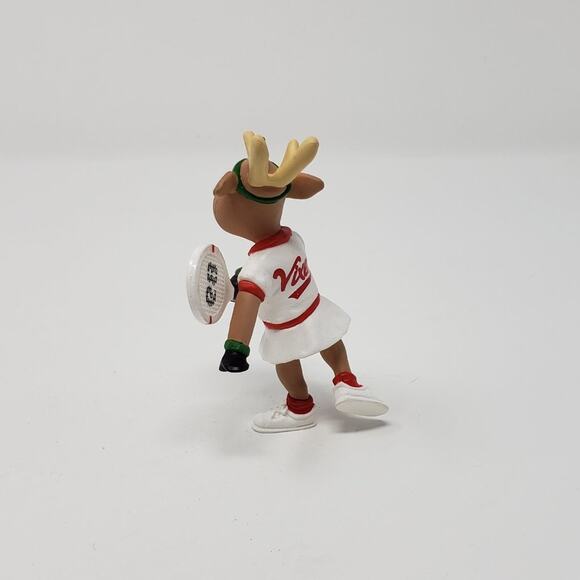 1989 Hallmark Vixen #4 Reindeer Champs Handcrafted Christmas Holiday Ornament - Picture 6 of 8